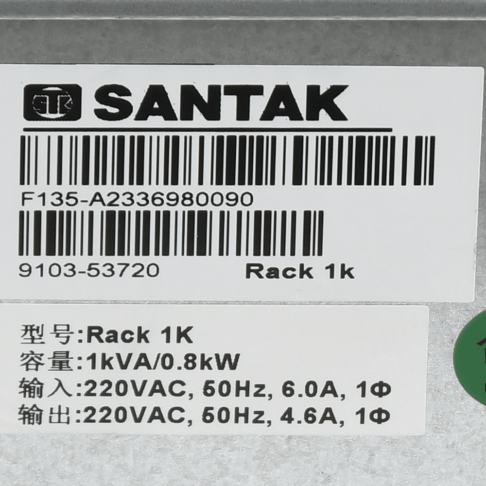 Eaton SANTAK Fuente de alimentación C1KR
